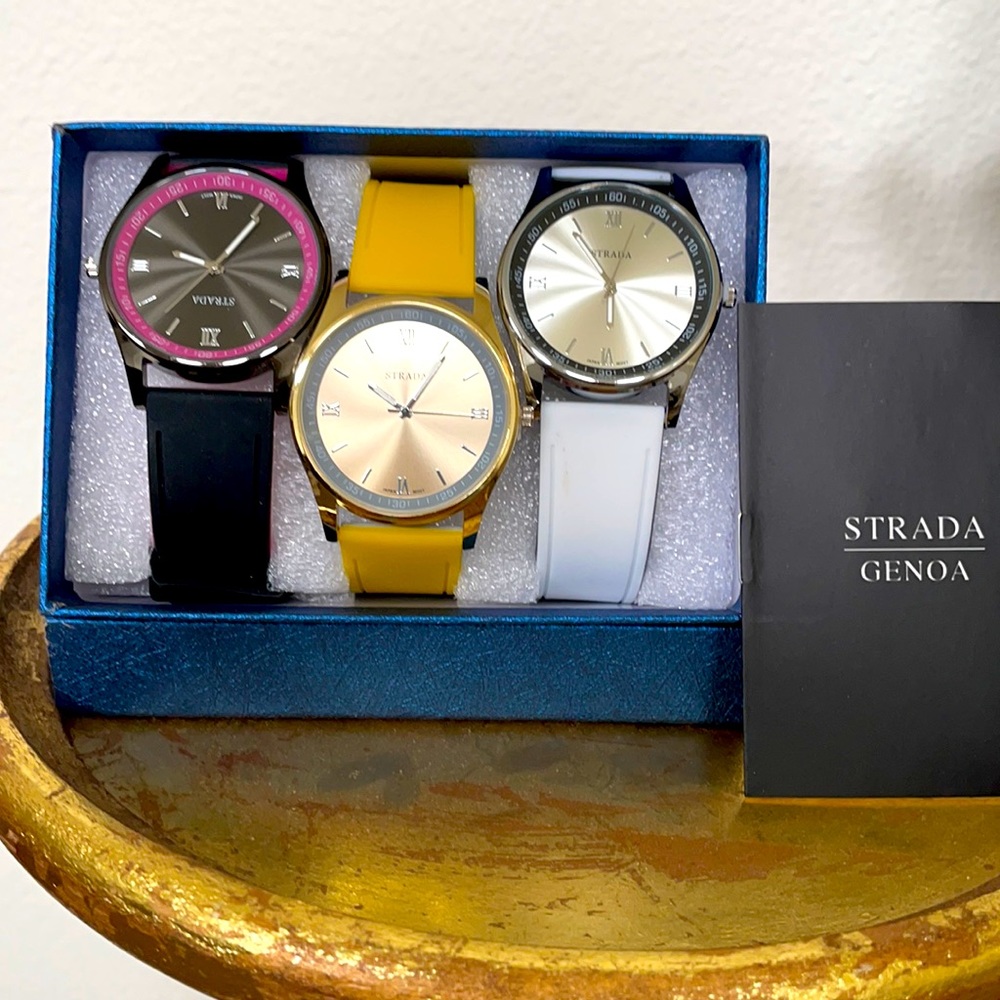 STRADA 3 Multi Color Watches NEW